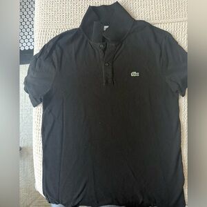 Men’s Lacoste slim fit polo size XL black